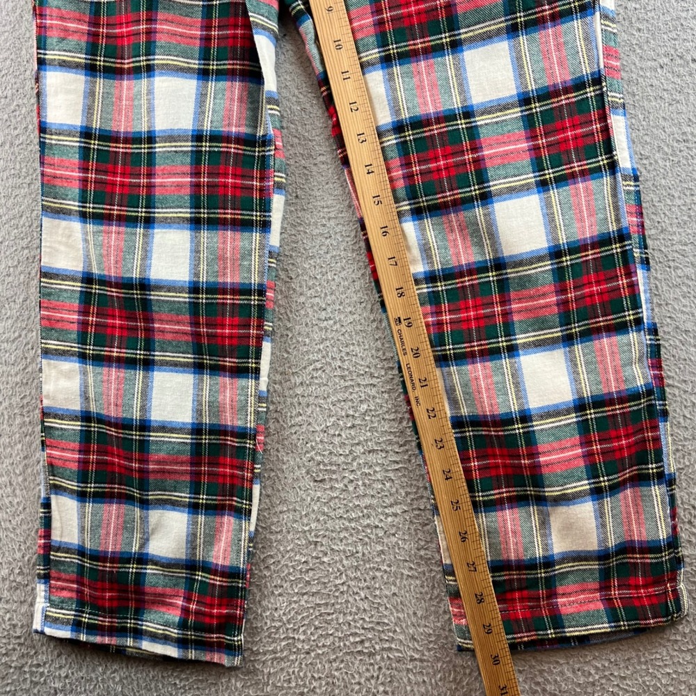 NWT J.Crew Womens Tartan Plaid Pajama Pants Red Green Blue Holiday Sleepwear - Picture 7 of 11